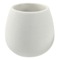 Toothbrush Holder Made From Thermoplastic Resins and Stone In White Finish